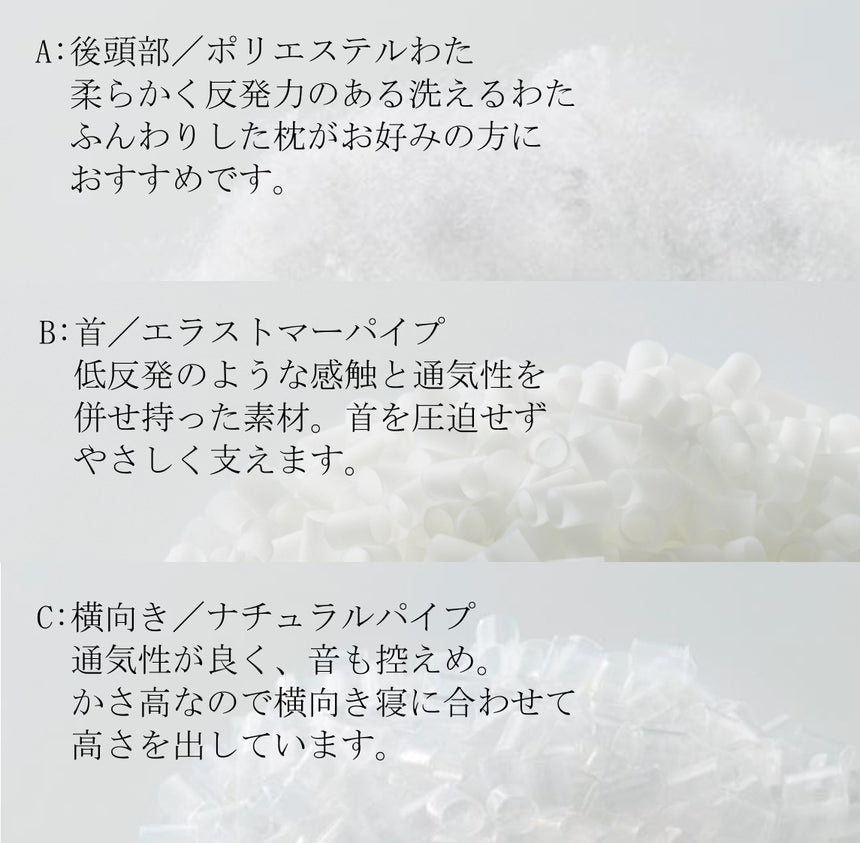 最初に試して欲しい枕　4部屋構造で高さ調整できるベーシックな快眠枕